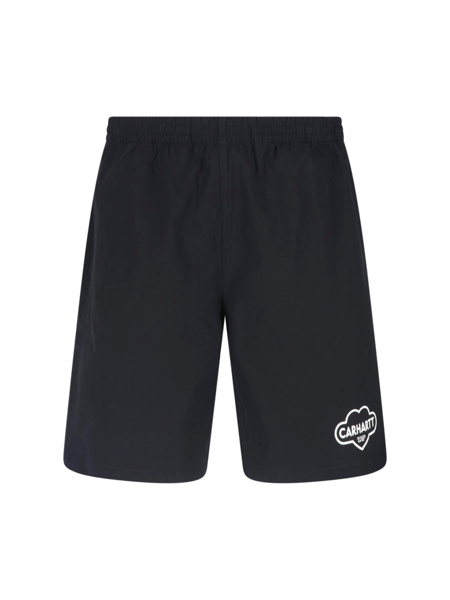 Carhartt Wip 100% polyester swim shorts in black