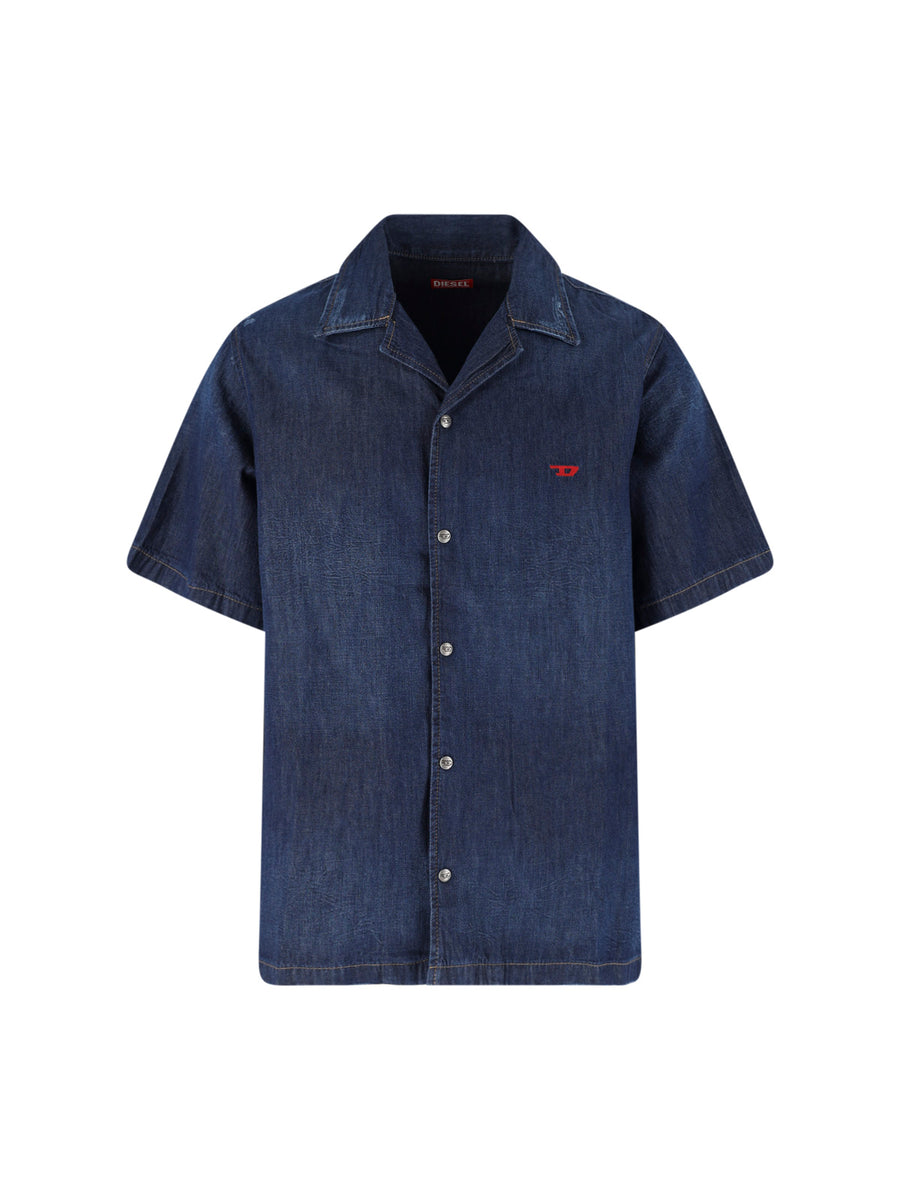 Diesel 100% Cotton shirt in blue