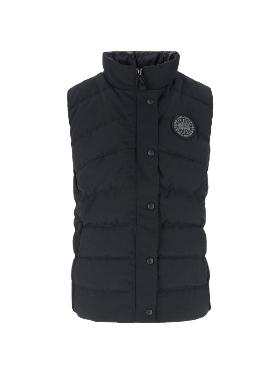 Canada Goose 100% polyester down vest in black