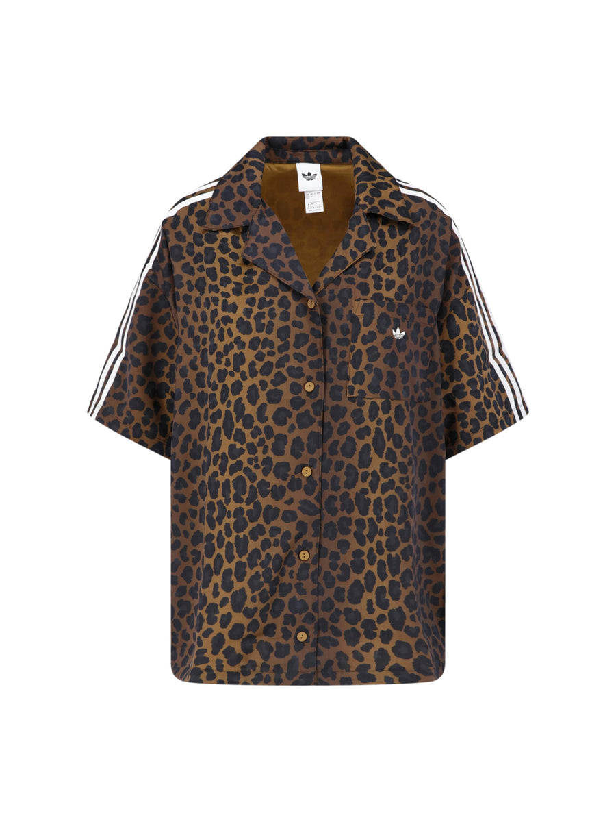 Adidas 100% Recycled Polyester shirt in brown