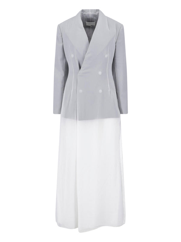 Maison Margiela 54% Acetate dress in white