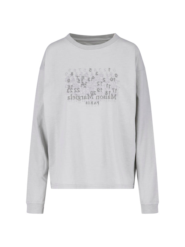 Maison Margiela 100% Cotton sweatshirt in gray