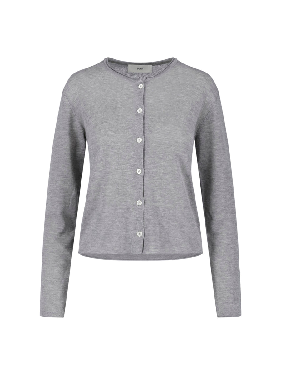 Dunst 50% Cotton cardigan in gray