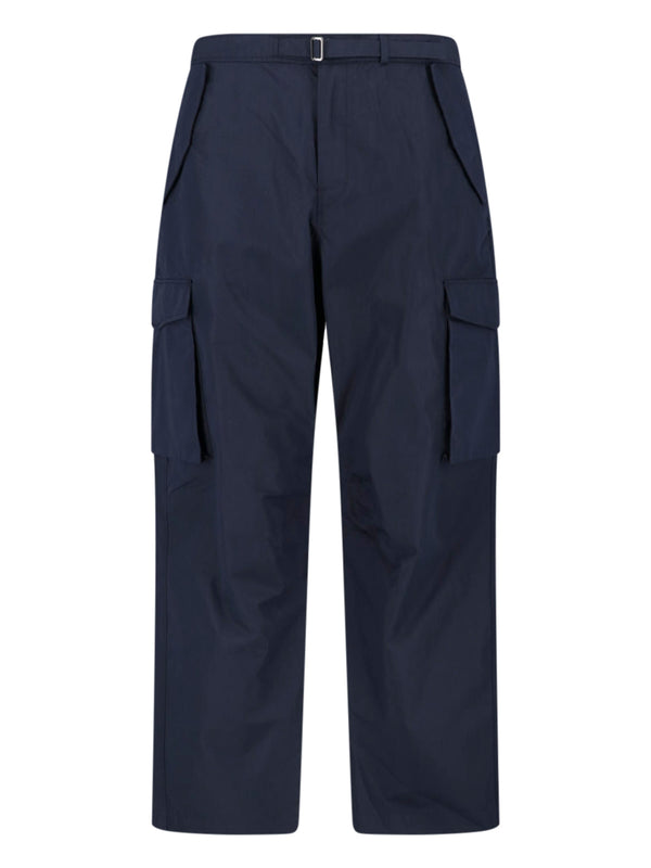 Paul Smith 75% Cotton cargo pants in navy