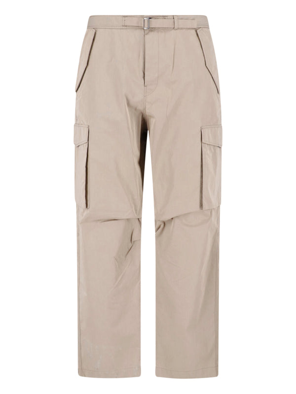 Paul Smith 75% Cotton cargo pants in beige