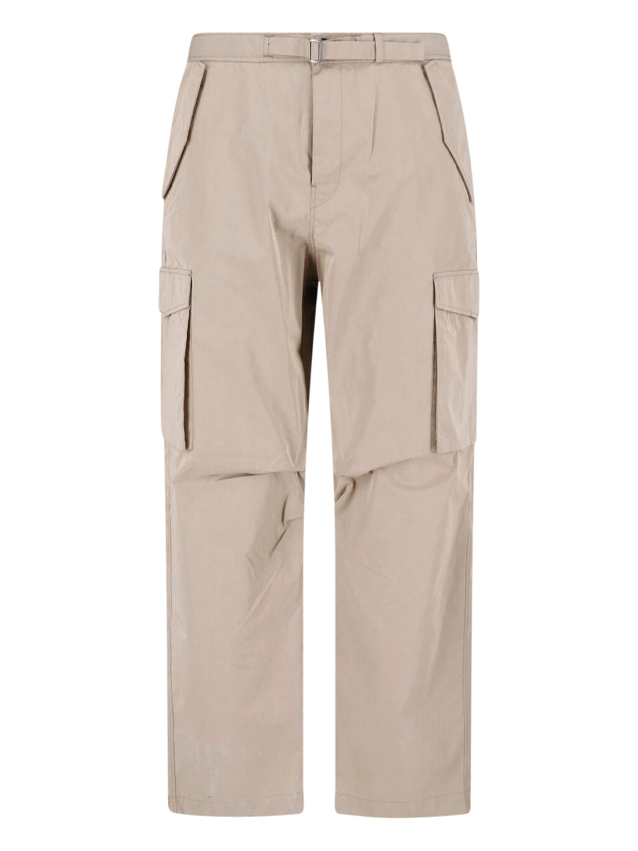 Paul Smith 75% Cotton cargo pants in beige