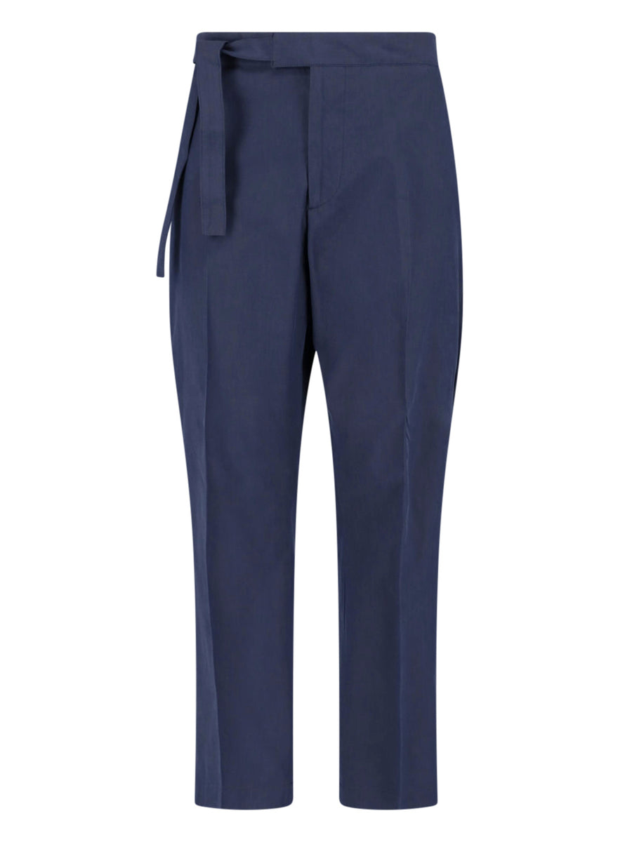 Paul Smith 56% Cotton trousers in navy