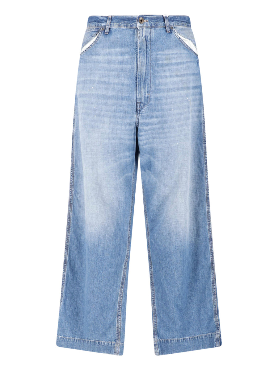 Maison Margiela 100% Cotton jeans in blue