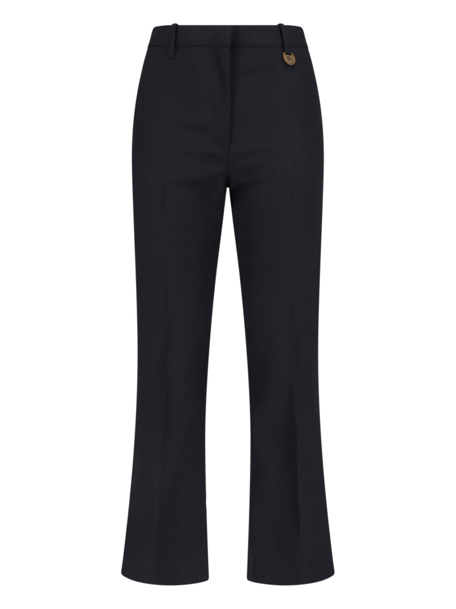 Burberry 100% wool trousers in black