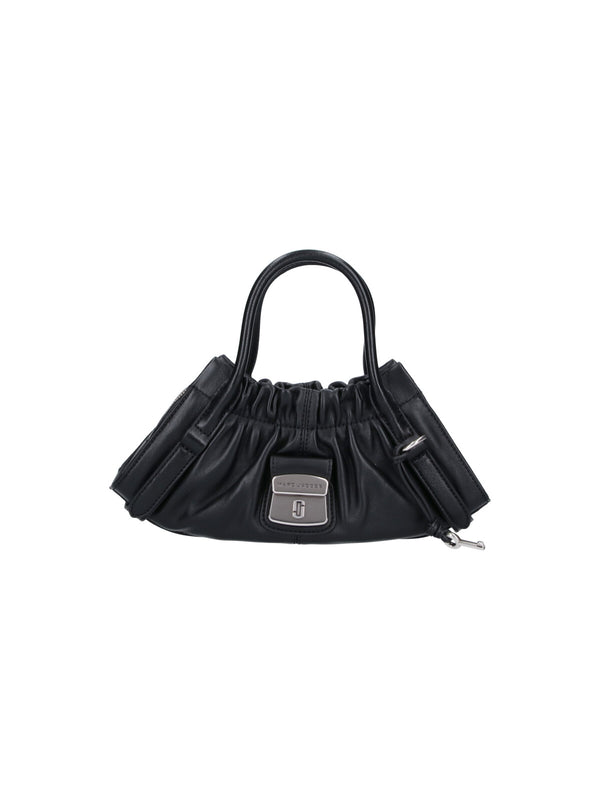 Marc Jacobs 100% lamb leather shoulder bag in black