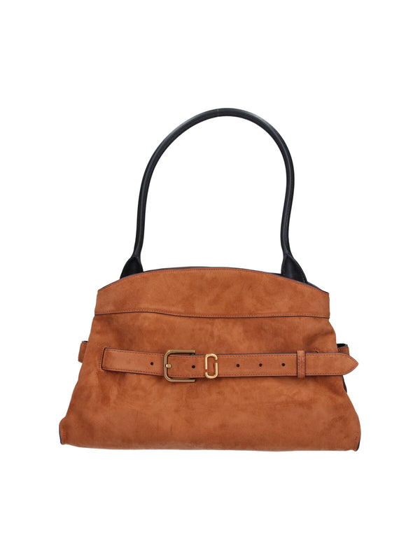 Marc Jacobs 100% Suede Cow Leather shoulder bag in brown