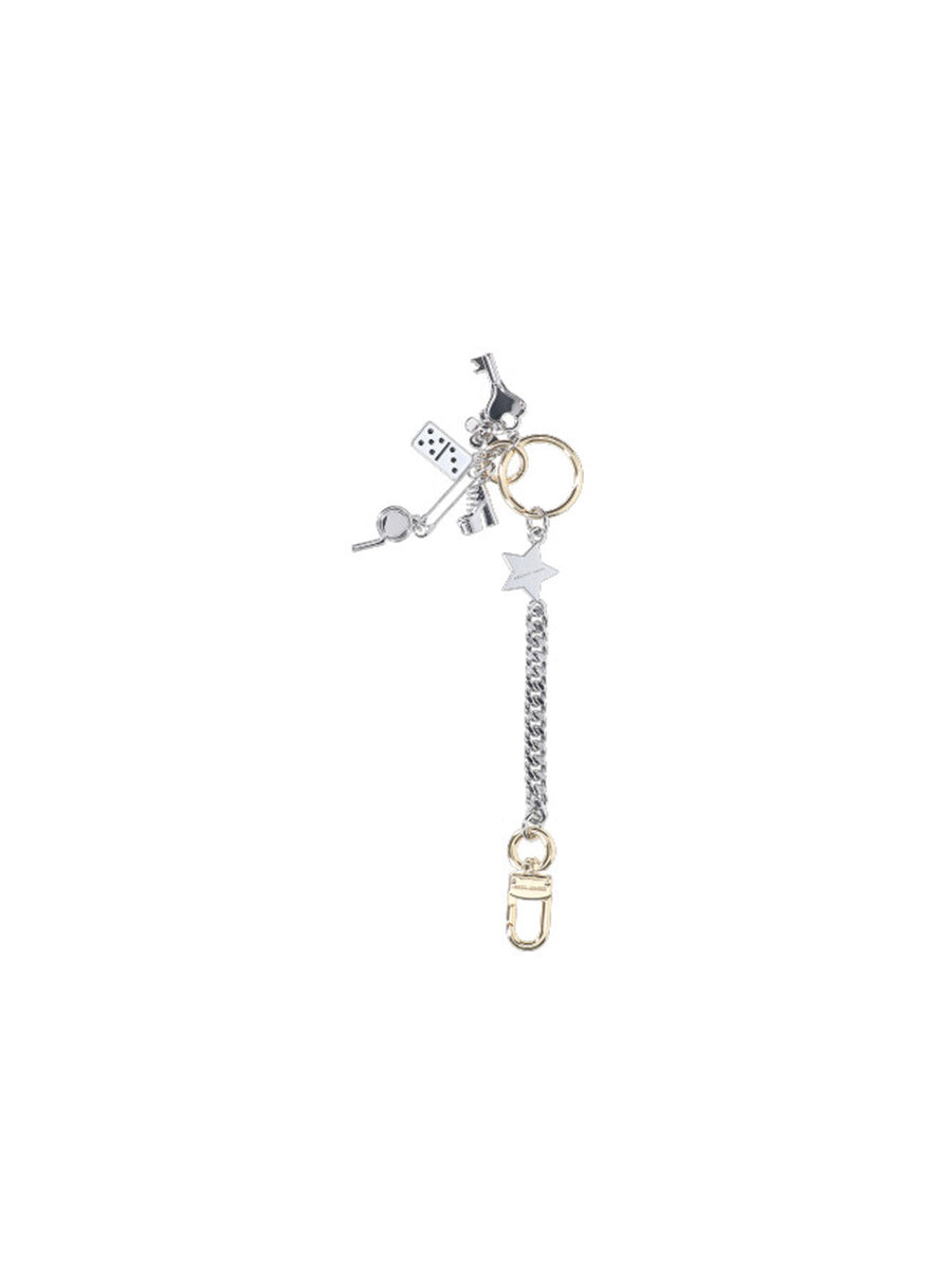 Marc Jacobs 59% Zinc Alloy key chain in silver