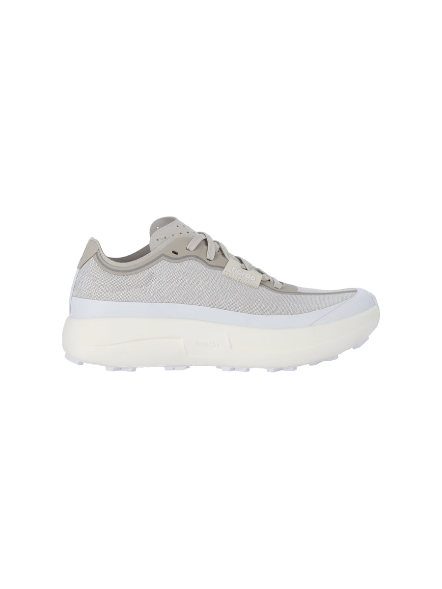 Norda 100% Fabric sneaker in gray