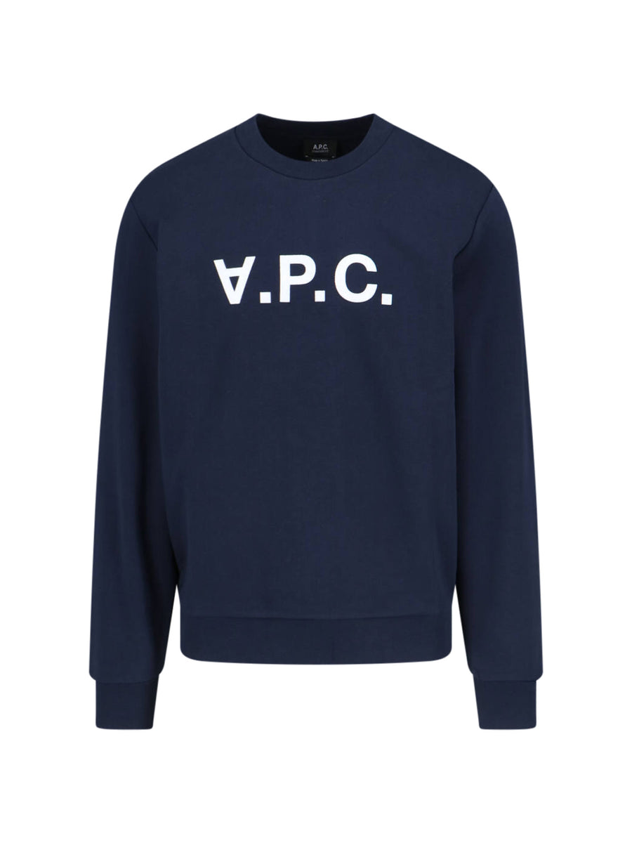 A.P.C. 100% Organic Cotton sweatshirt in navy