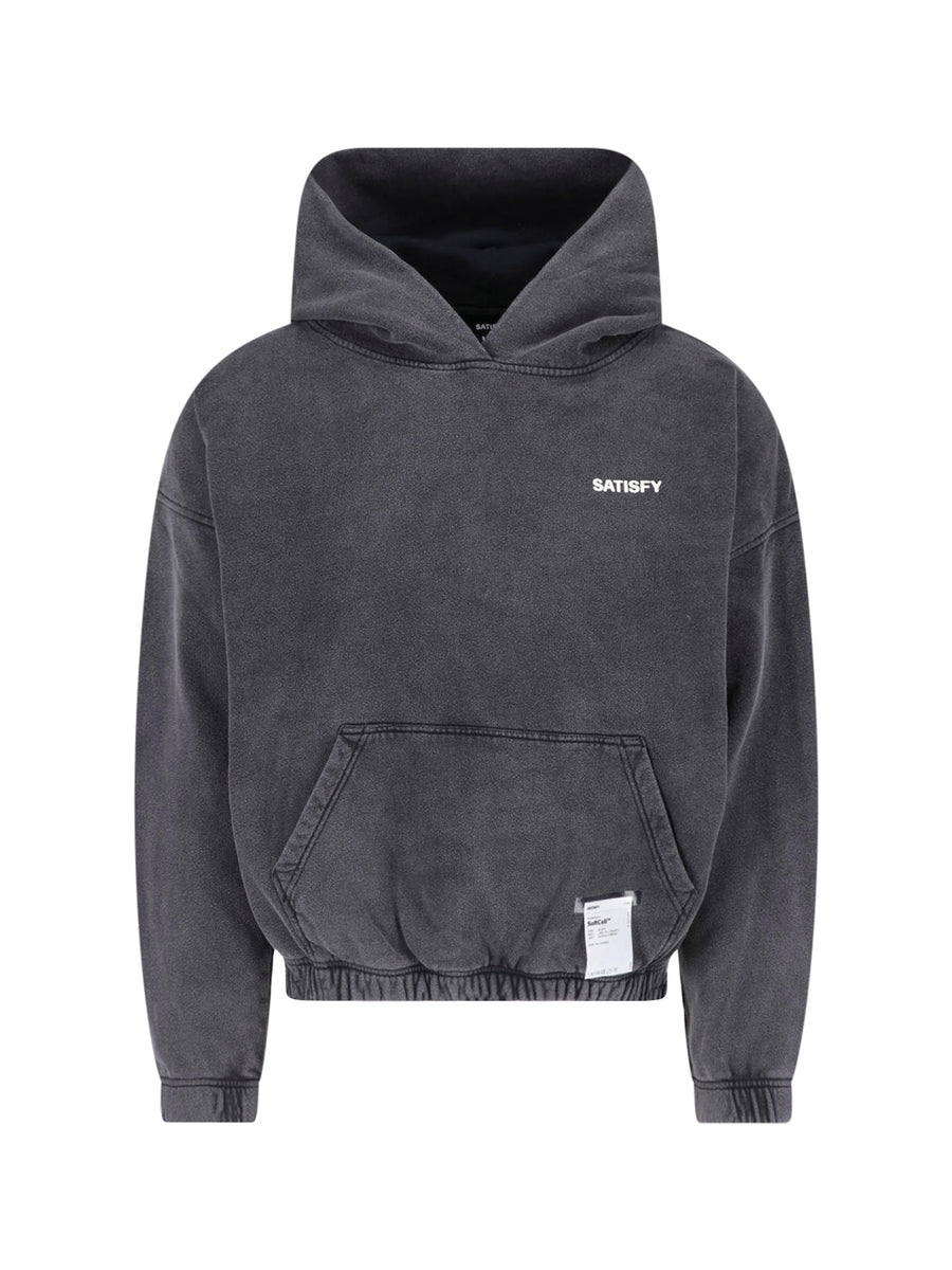 Satisfy 100% cotton hoodie in black
