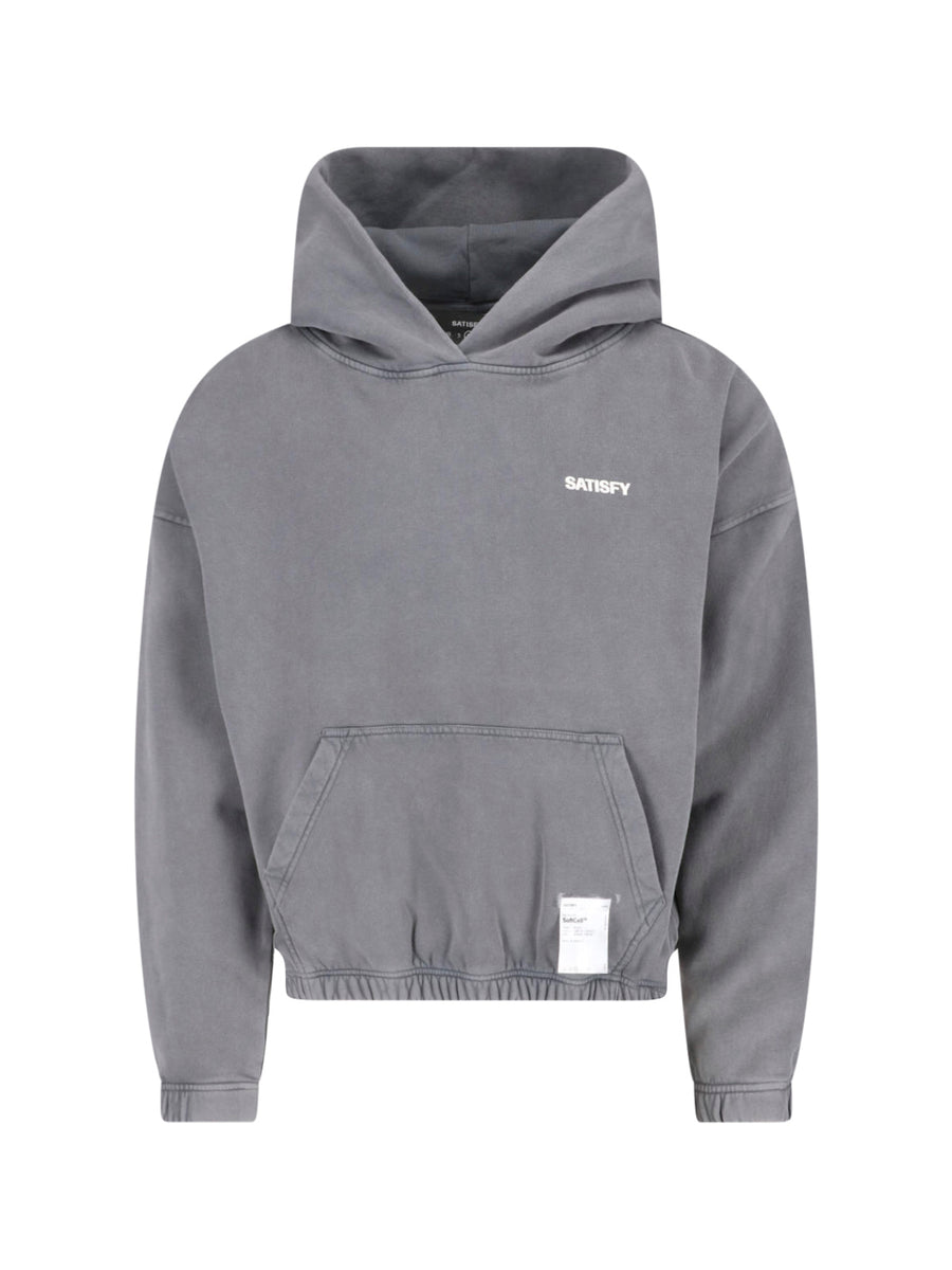 Satisfy 100% Cotton hoodie in gray