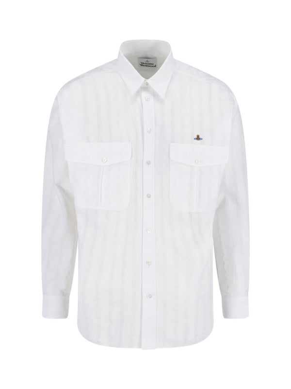 Vivienne Westwood 87% Cotton shirt in white