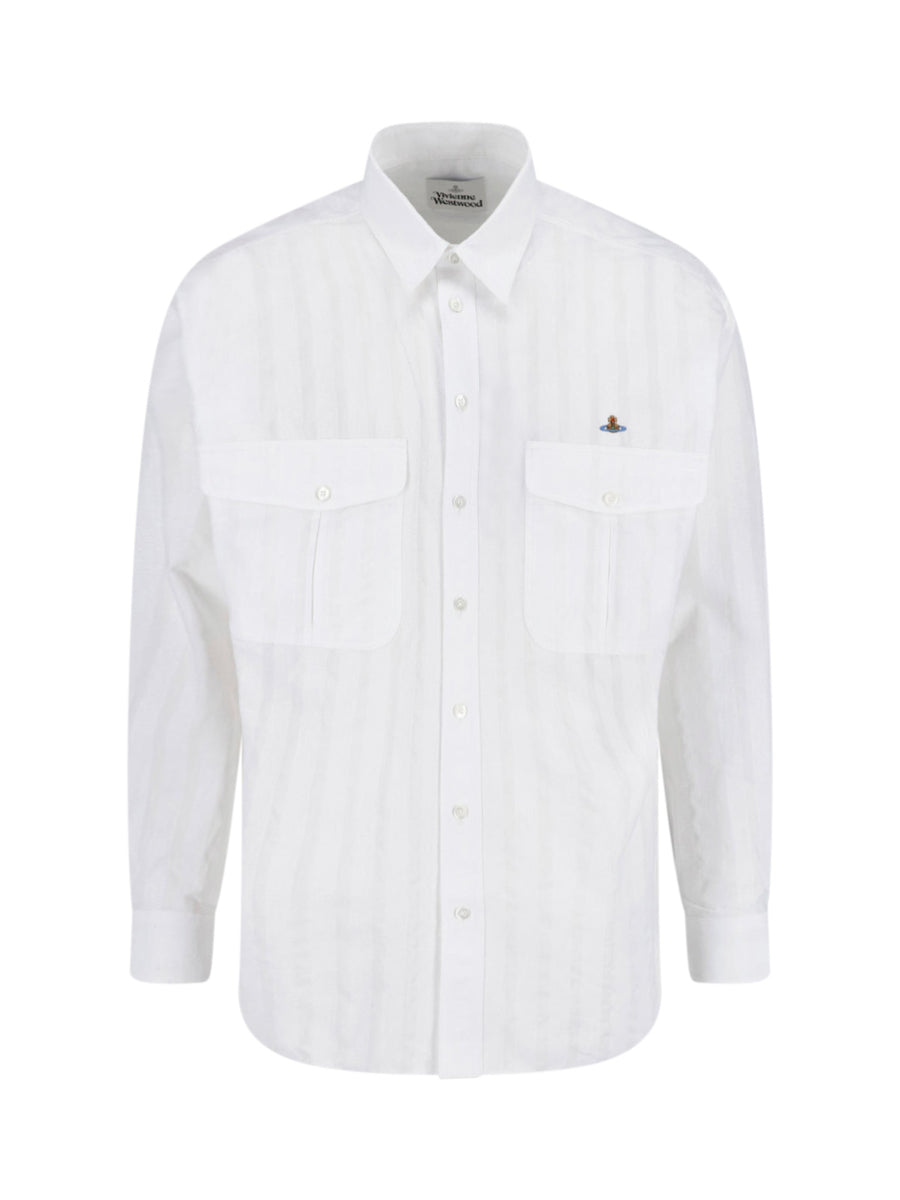 Vivienne Westwood 87% Cotton shirt in white
