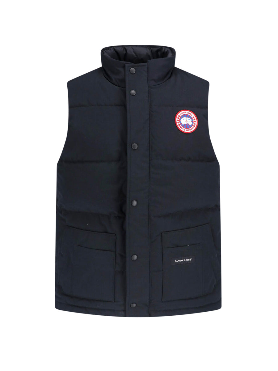 Canada Goose 84% polyester down vest in black
