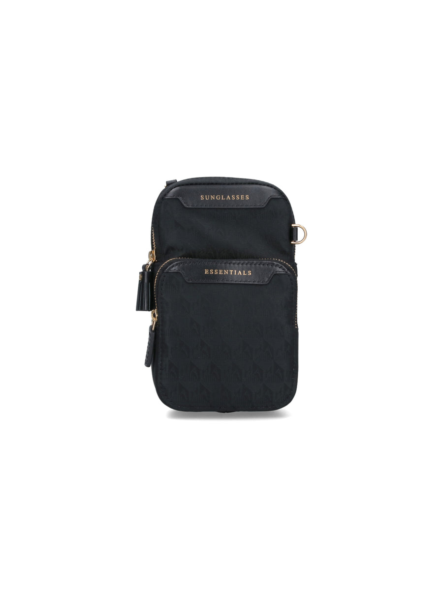 Anya Hindmarch 100% Recycled Nylon mini bag in black
