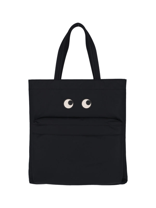 Anya Hindmarch 100% Recycled Nylon tote bag in black