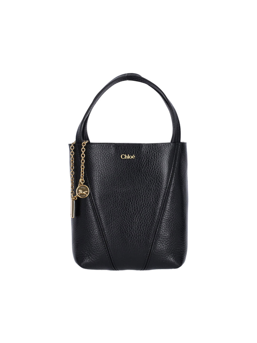 Chloè 100% Cow Leather shoulder bag in black