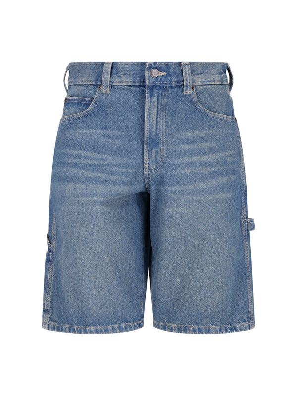 Dickies 100% Cotton cargo shorts in blue