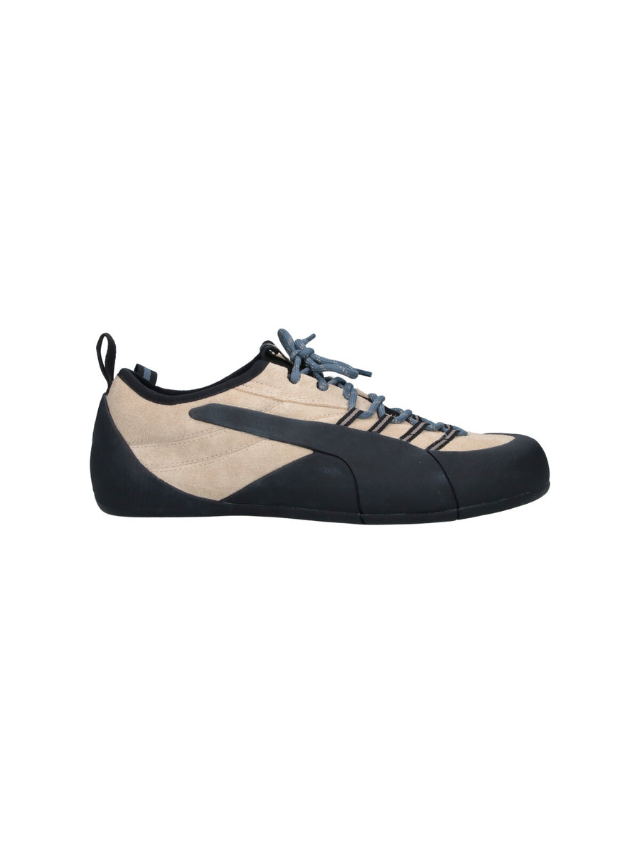 Puma 100% leather sneaker in beige