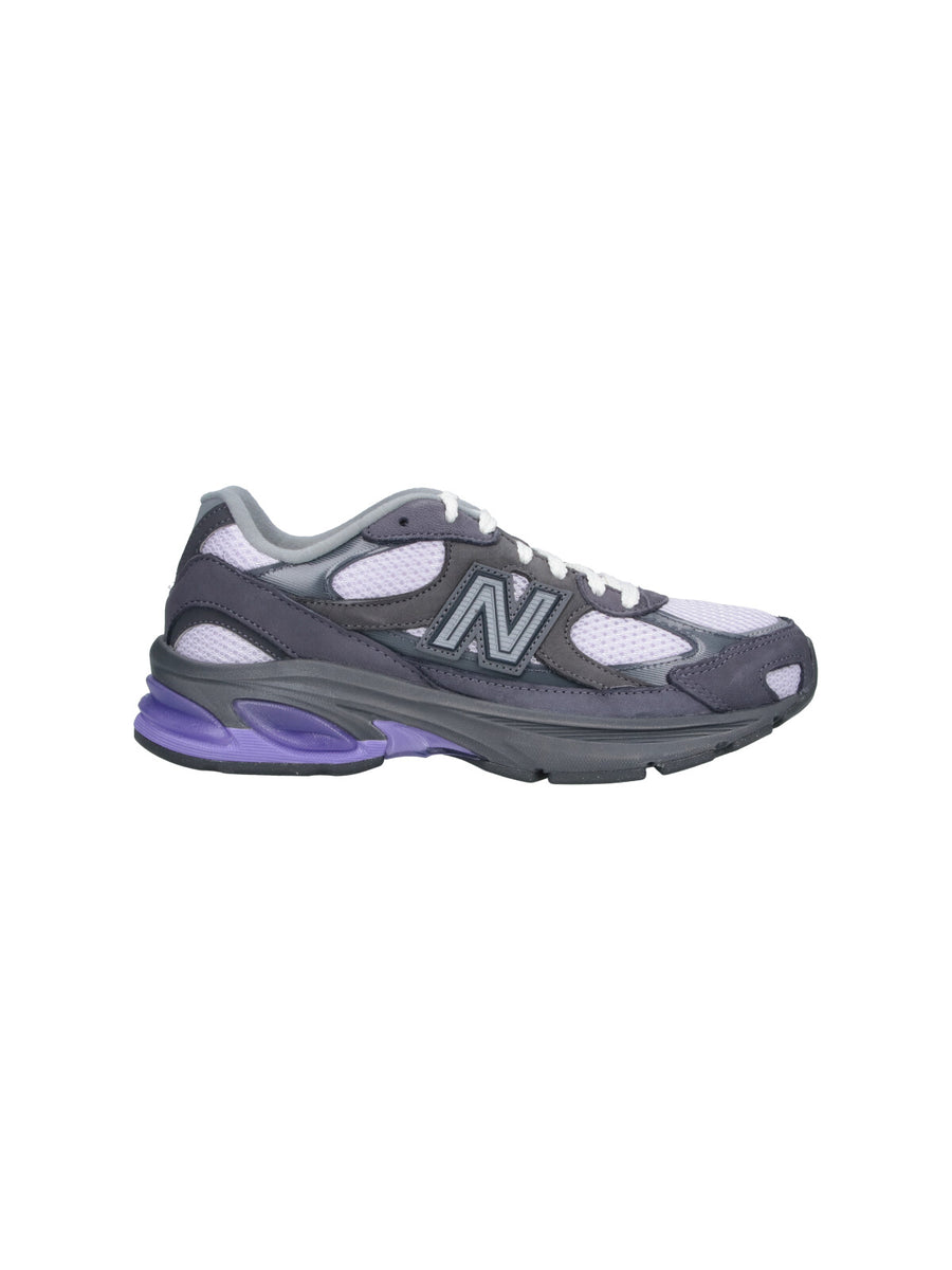 New Balance Leather sneaker in gray