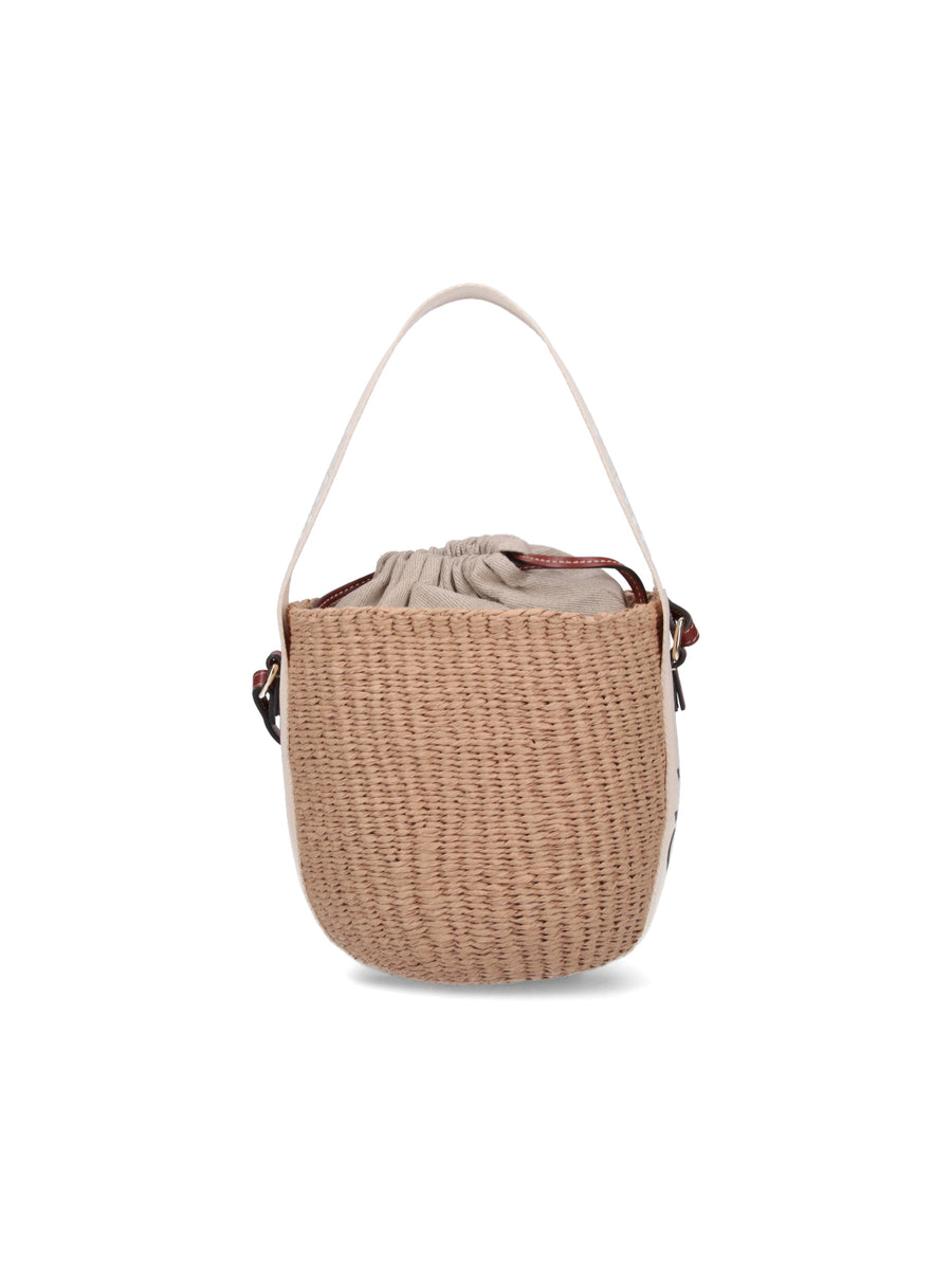 Chloè 100% Paper bucket bag in beige