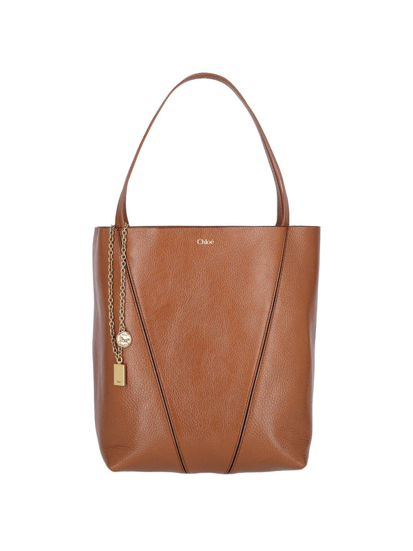 Chloè 100% Cow Leather shoulder bag in brown