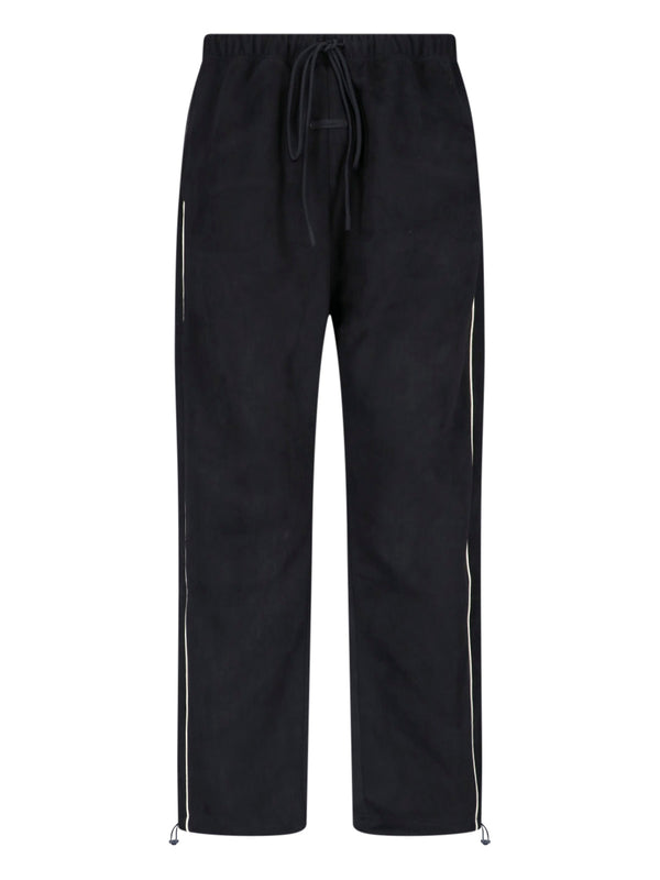 Fear Of God Essentials 92% Polyester trousers in black