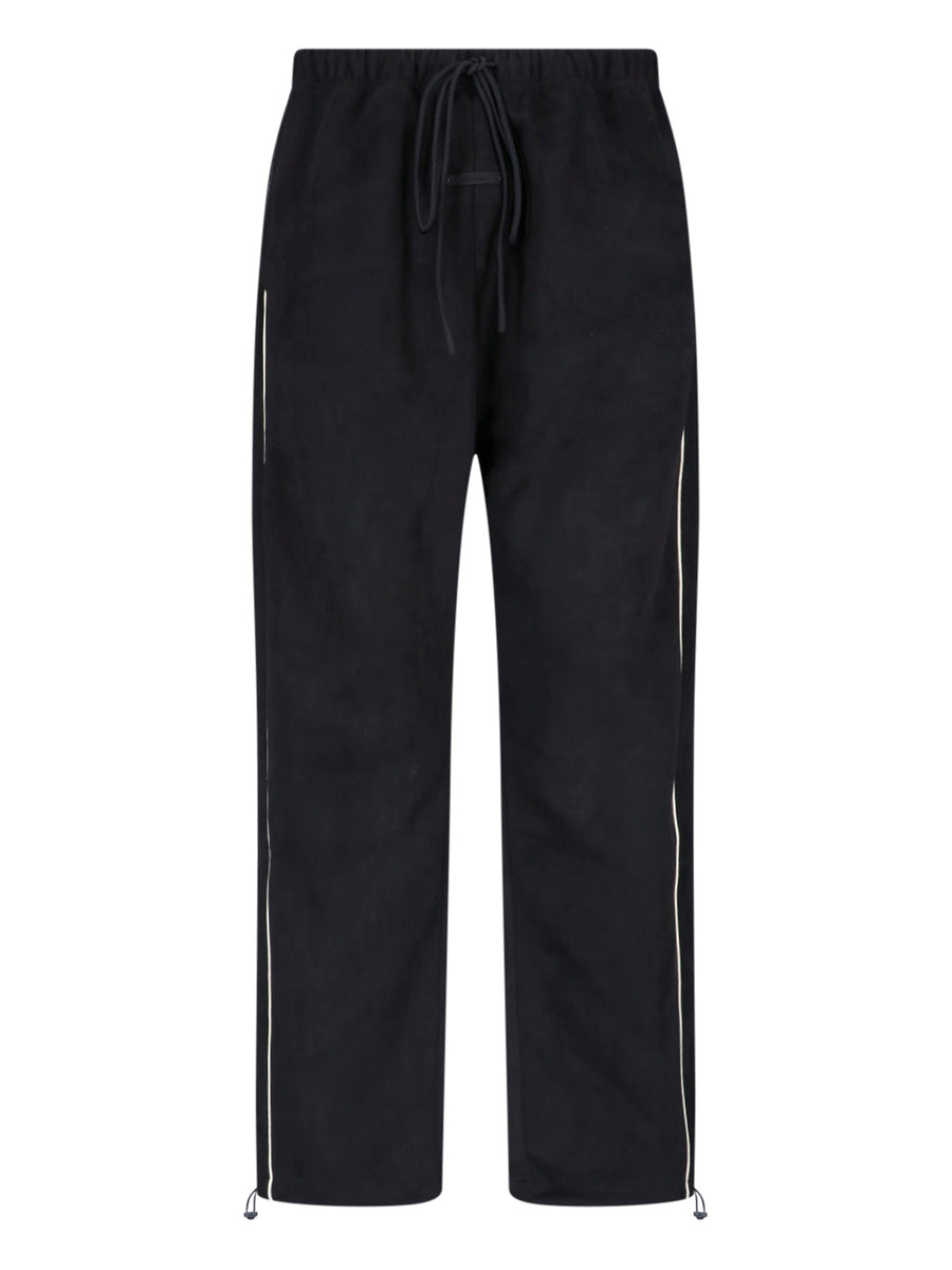 Fear Of God Essentials 92% Polyester trousers in black