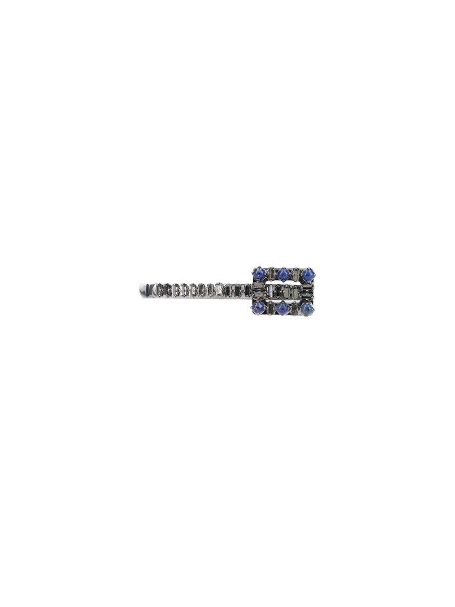 Roger Vivier 40% Eco Brass belt buckle in gray