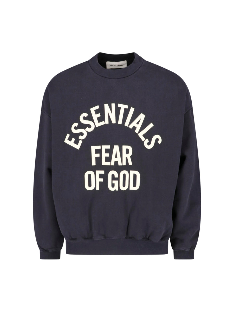 Fear Of God Essentials 100% Cotton sweatshirt in black