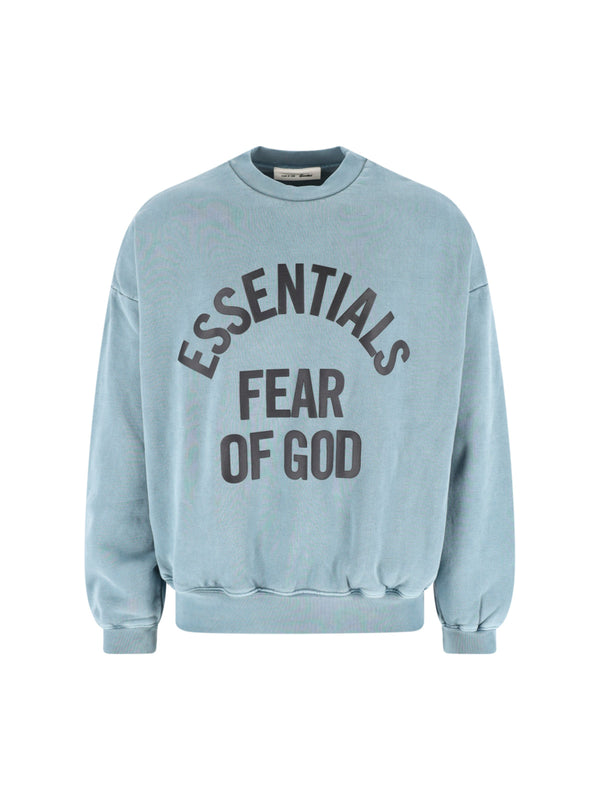 Fear Of God Essentials 100% Cotton sweatshirt in blue