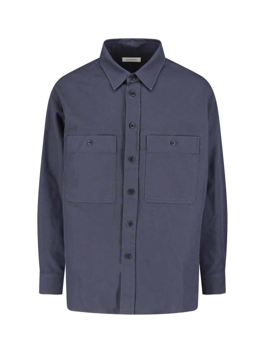 Lemaire 100% Cotton shirt in blue