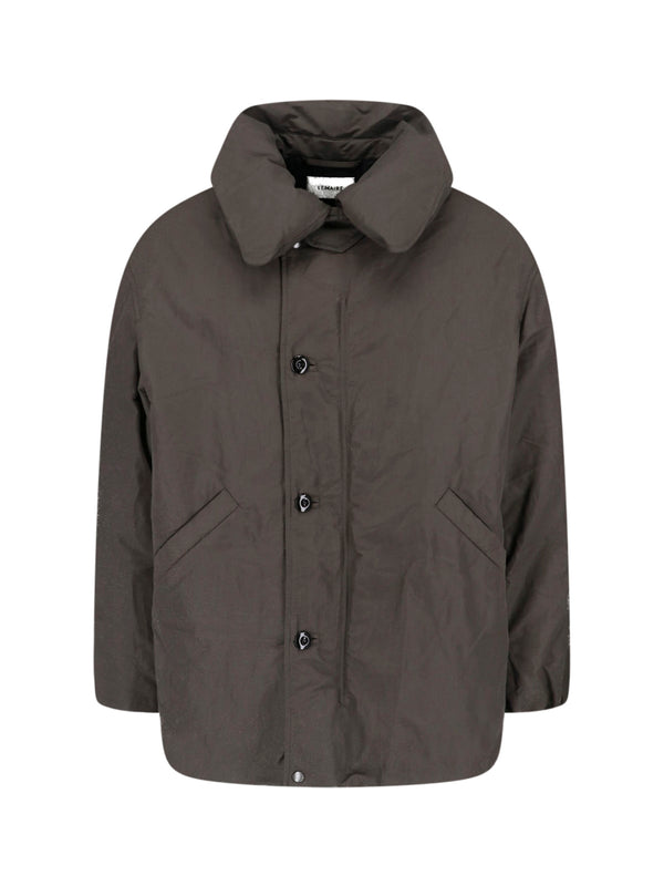 Lemaire 44% Polyamide down jacket in brown