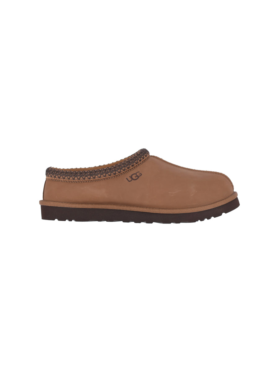 UGG Upper: 81% Leather slipper in brown