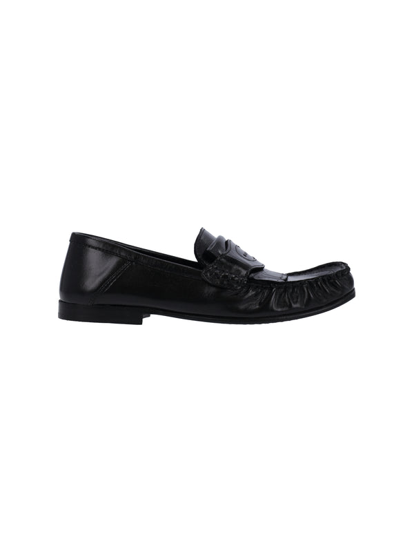 Marni Upper: 100% Ovine Leather flat in black