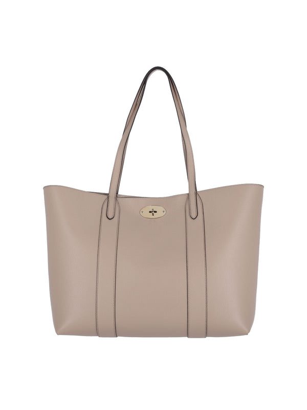 Mulberry 100% bovine leather tote bag in taupe
