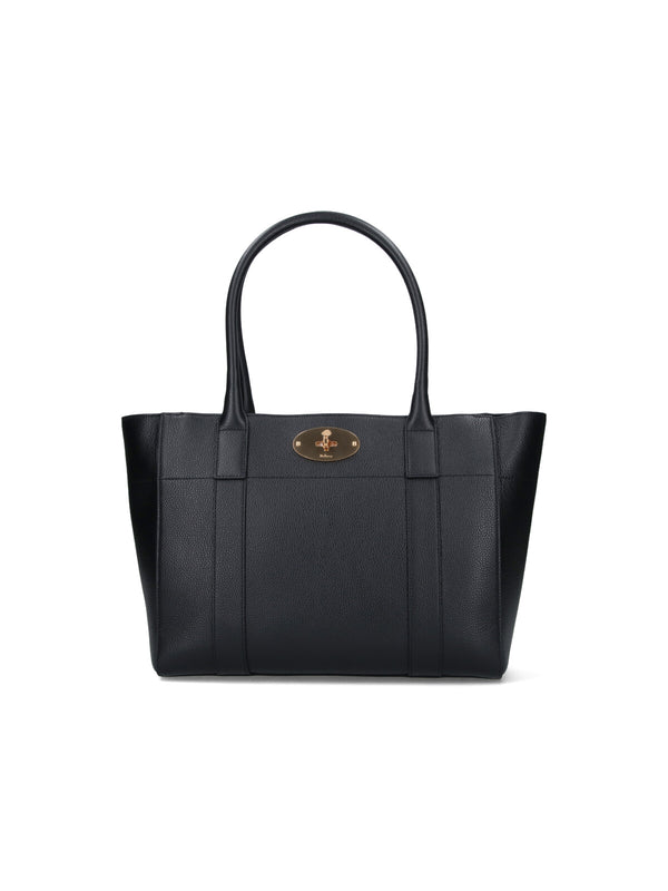 Mulberry 100% bovine leather tote bag in black