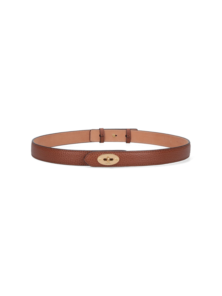 Mulberry 100% bovine leather belt in brown