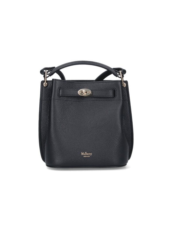 Mulberry 100% bovine leather top handle bag in black