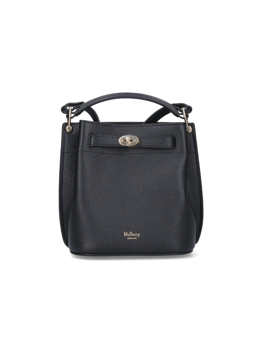 Mulberry 100% bovine leather top handle bag in black