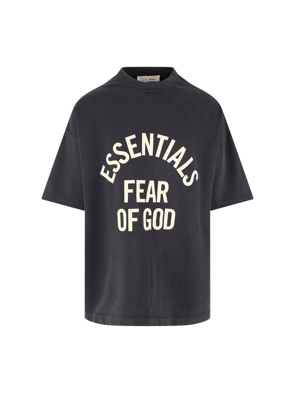 Fear Of God Essentials 100% Cotton t-shirt in black