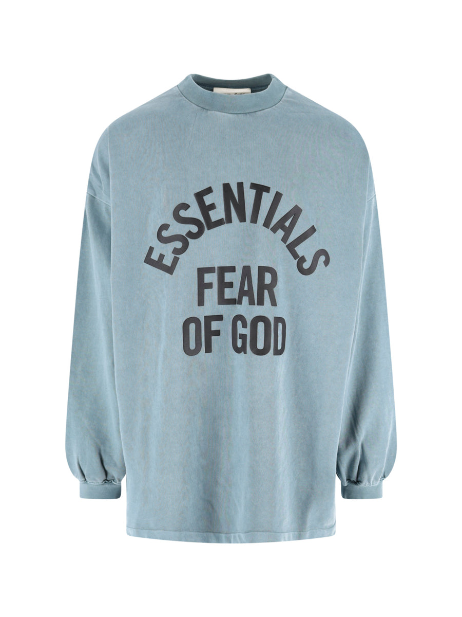 Fear Of God Essentials 100% Cotton sweatshirt in blue