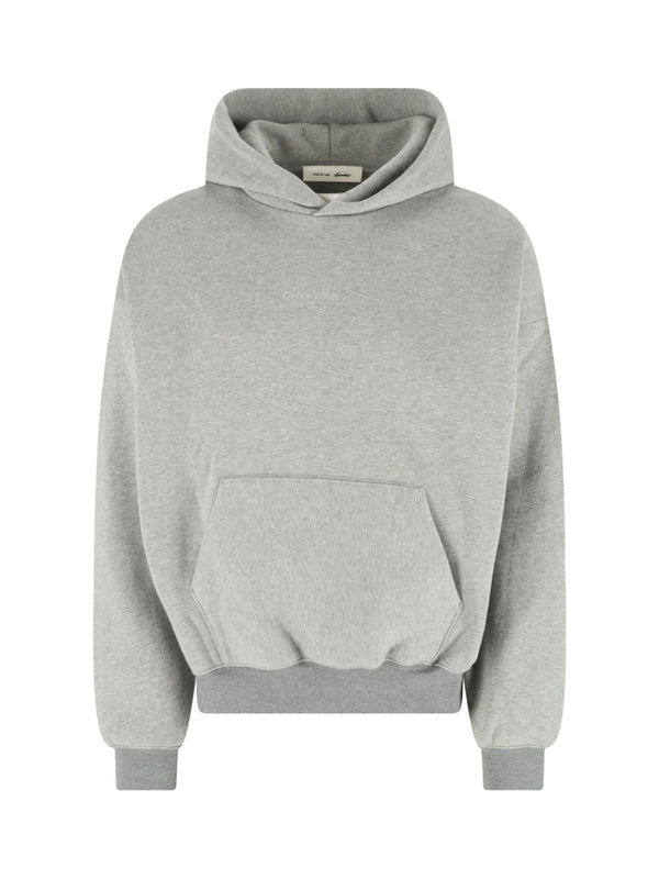 Fear Of God Essentials 80% Cotton hoodie in gray