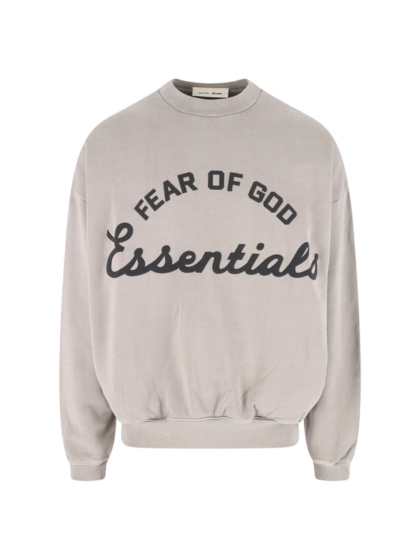 Fear Of God Essentials 100% Cotton sweatshirt in gray