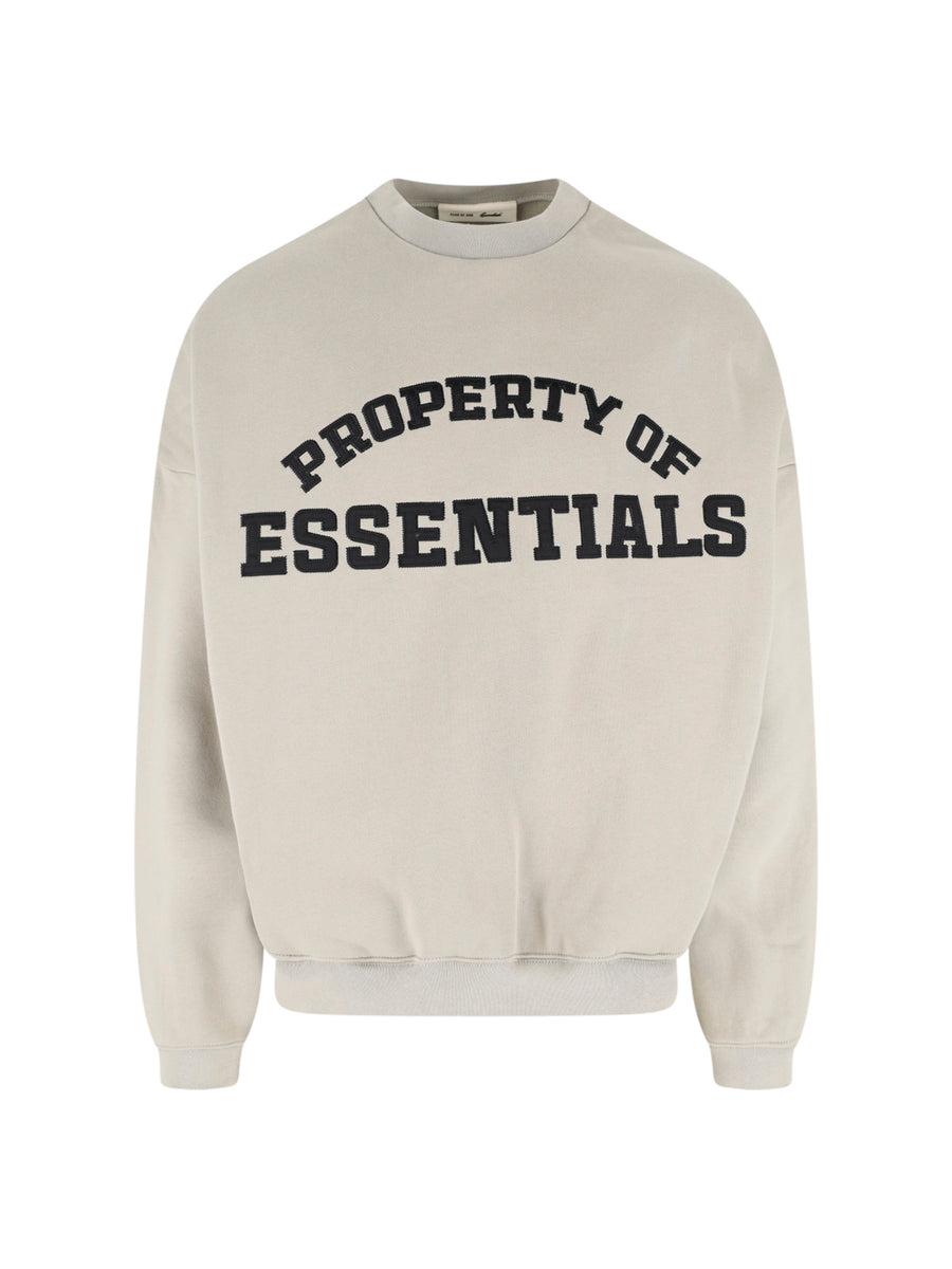 Fear Of God Essentials 100% Cotton sweatshirt in beige
